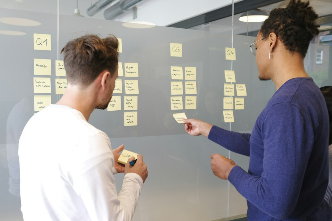 corporate programmers collaborating