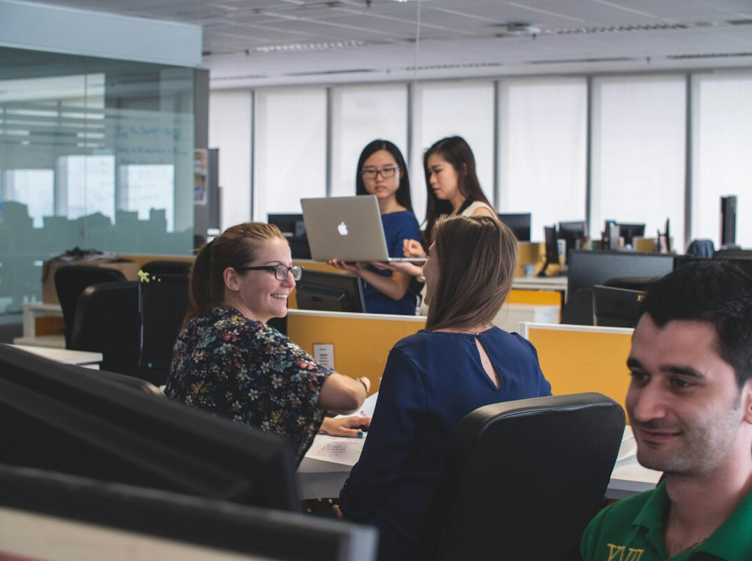 corporate programmers collaborating