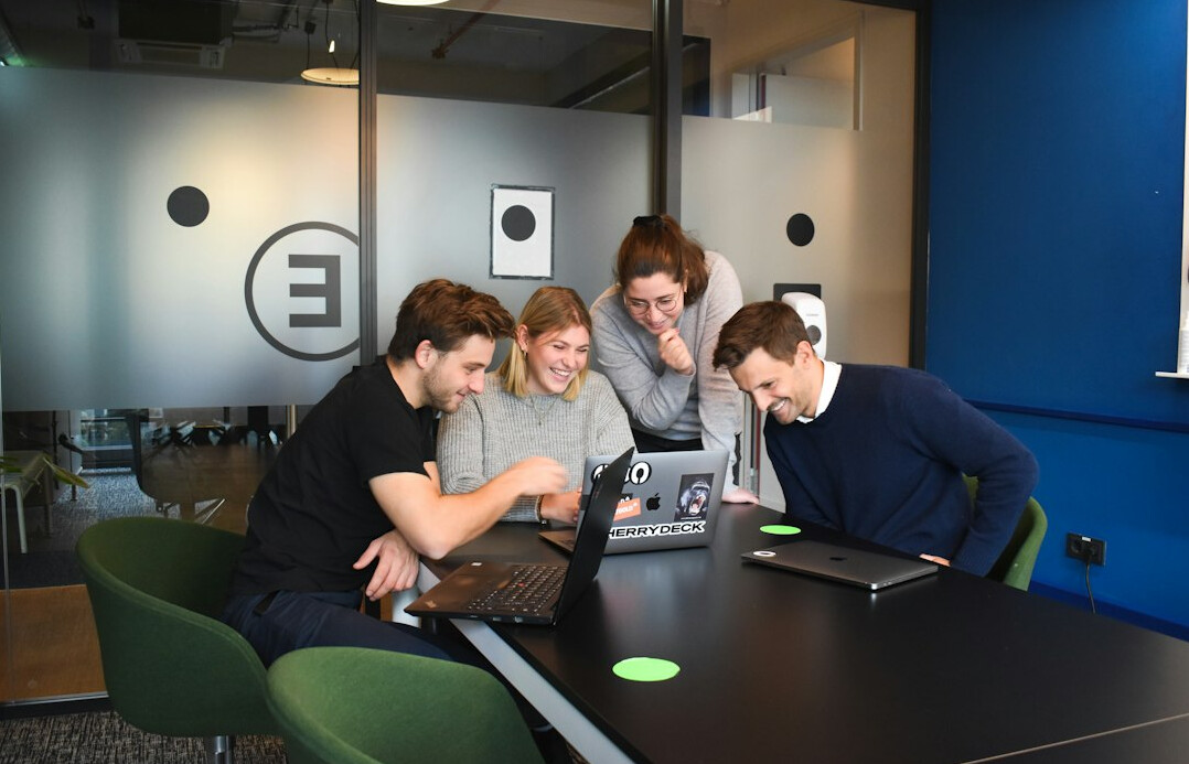 corporate team coding