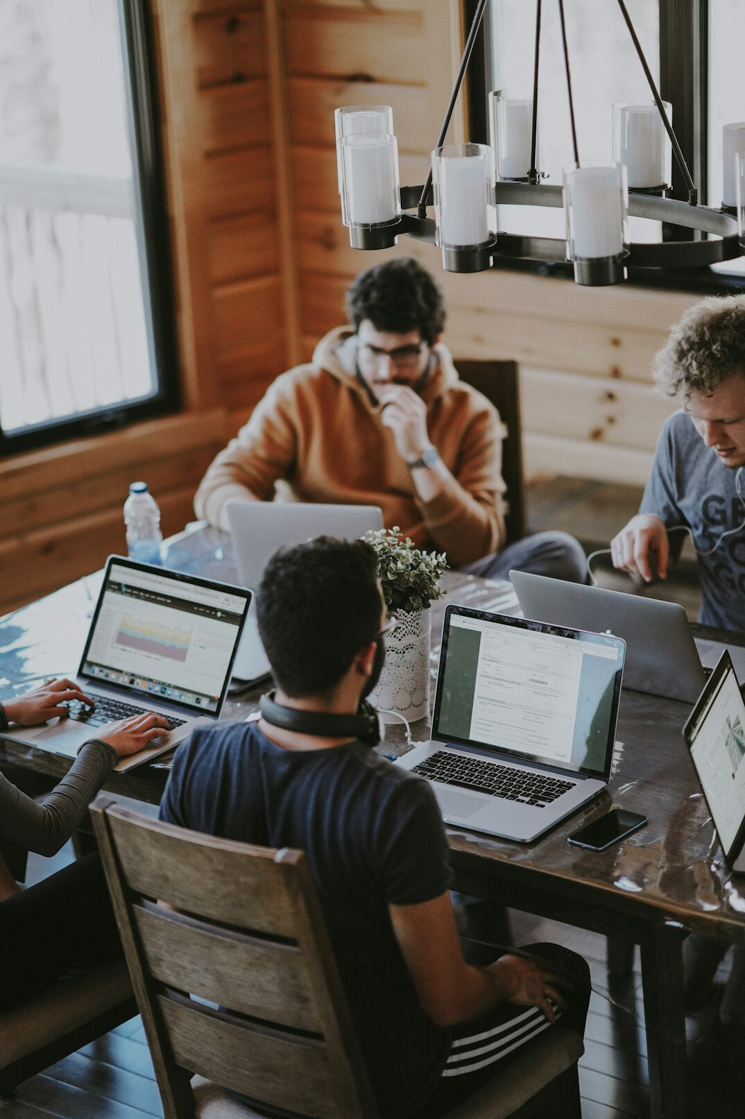 software developers in meeting