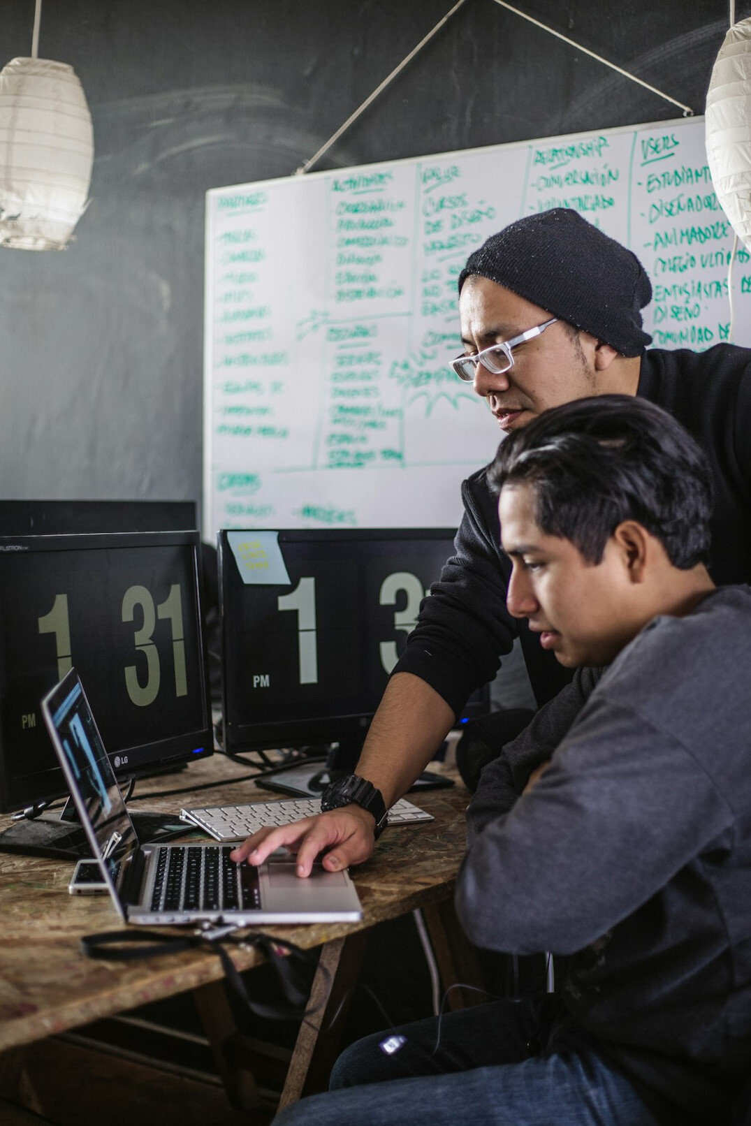 developers collaborating on code
